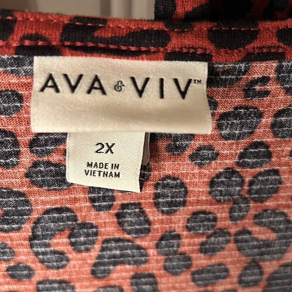 Ava &Viv midi dress size 2X - Picture 3 of 6